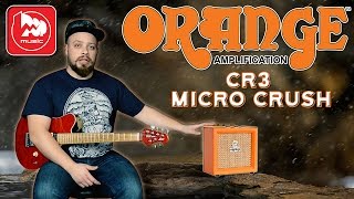 ORANGE CR3 Micro Crush - комбик-малыш с работой от батареек, он нас удивил(ORANGE CR3 Micro Crush http://bit.ly/OrangerCR3 Мощность этого «малыша» - всего 3 Вт, но это, тем не менее, полноценный гитарный..., 2017-01-30T07:59:34.000Z)