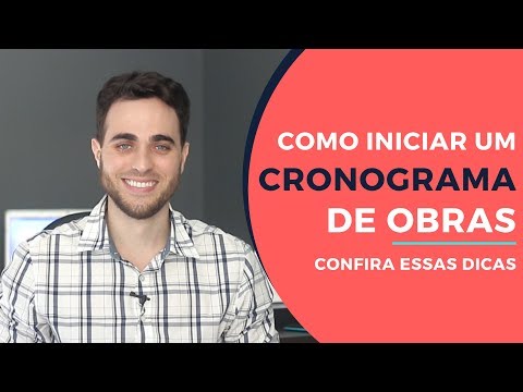 Vídeo: Como Elaborar Um Cronograma De Construção