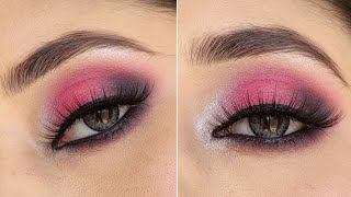 How To Create Pink Smokey Eye Makeup Simran Khan
