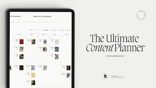 The Ultimate Content Planner Tour