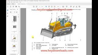 Liebherr Tractor PR 726 1329, 1330, 1331 Crawler Dozer Operator's Manual 14935