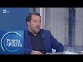 Salvini su Mahmood: "è un mio connazionale, ma la canzone non mi piaceva" - Porta a porta 11/02/2019