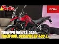 Eicma 2023 - Triumph Tiger 900, Scrambler 400, Thruxton Final Edition e gamma Stealth