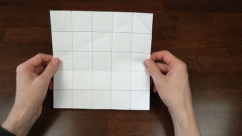 Origami Division Tutorials - How To Divide A Square Into 5ths