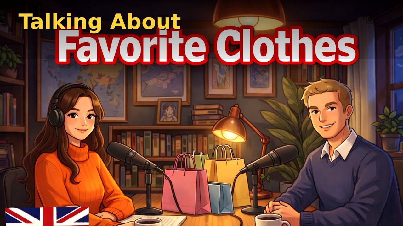 How to Talk About Your Favorite Clothes in English | English Conversation Practice