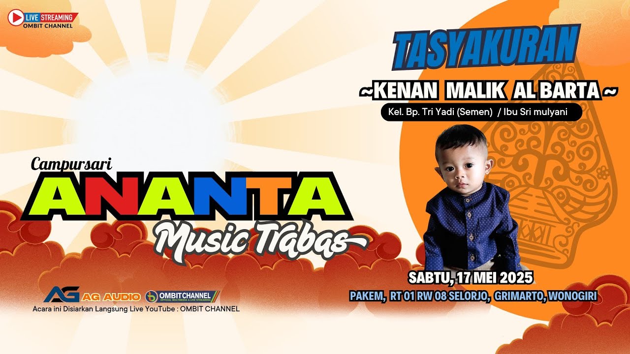 🔴LIVE Cs. ANANTA Musik Trabas ~ Tasyakuran 