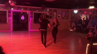 Jordan Frisbee and Tatiana Mollmann Improv demo Loafers Beach Club Friday March 29,2019
