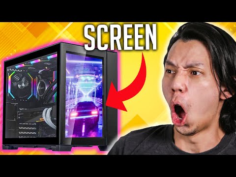 Building a Gaming PC with a SCREEN!  | ft. AMD 6600 XT