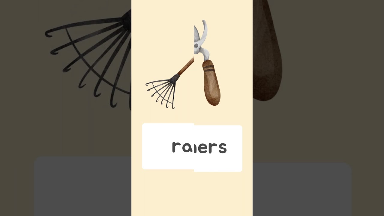 Gardening Tools Vocabulary | English Vocabulary For Kids | Maci English