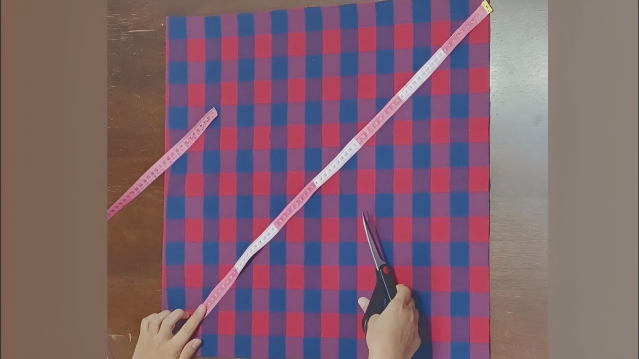 Cut and sew a skirt without pattern 😍 easy for the beginners - YouTube