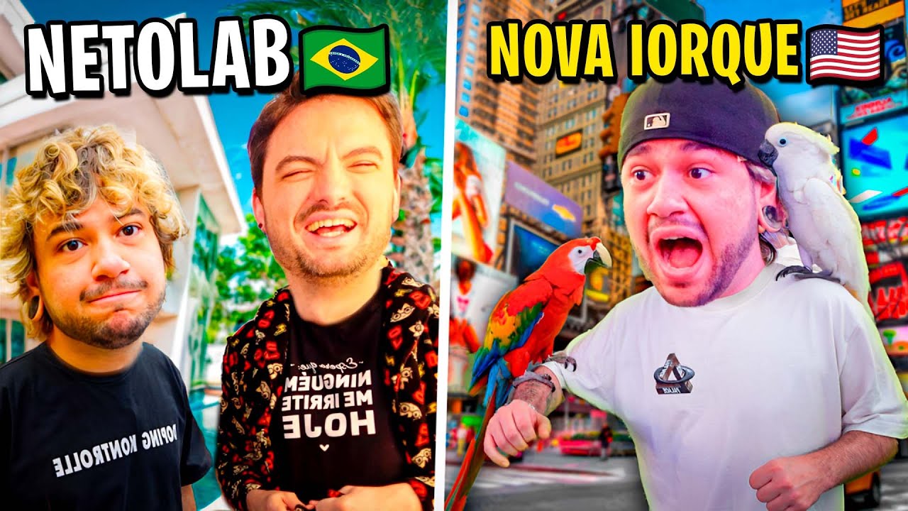 CASA DO FELIPE NETO E VIAGEM PRA NOVA YORK! - BRINO VLOG