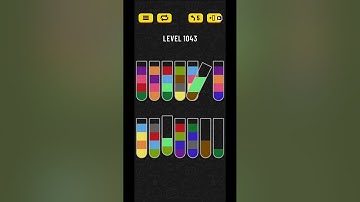 Water sort puzzle level 1043