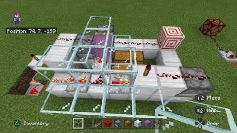 Automatic Shulker Box Item Transfer For Sorting System -Minecraft Bedrock PS4-