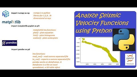 Analyze Seismic Velocity Functions in Python