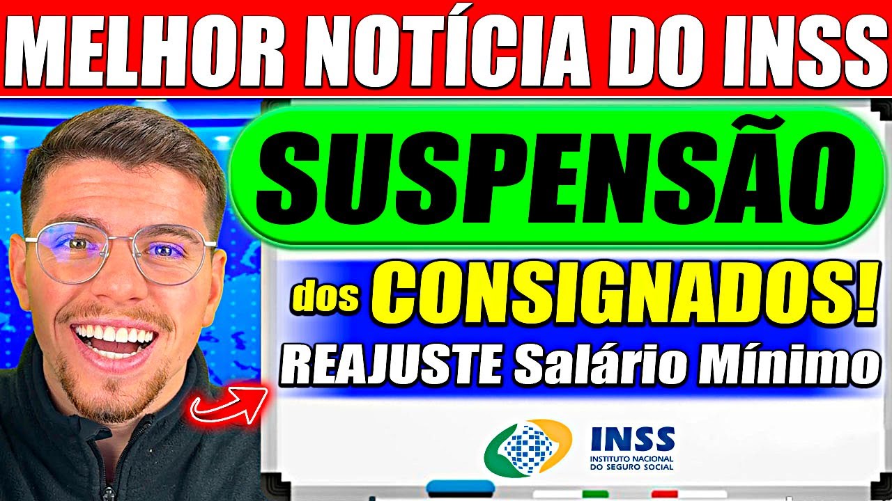 🔴Ao Vivo: SUSPENSÃO dos CONSIGNADOS + Reajuste SALÁRIO MÍNIMO 2026 - Mudou Tudo!