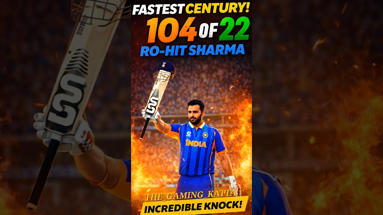 ROHIT SHARMA FASTEST CENTURY 104 OF 22 🥶🗿💥 #shortfeed #cricket #rohitsharma #fastestcentury #viral