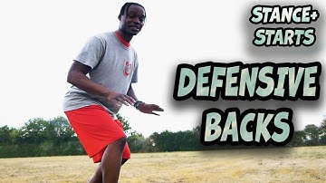 Getting Into a Comfortable Stance as a Defensive Back - DB Stance and Starts | IamU Sports