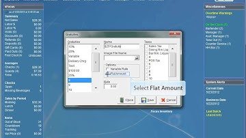 Setup a Flat Rate Gratuity - Focus POS