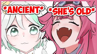 Raora can't stop laughing after roasting Cecilia age【Raora/HololiveEN】