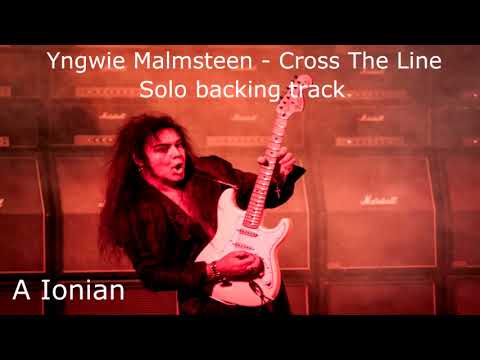Yngwie Malmsteen - Cross The Line (guitar solo backing track)