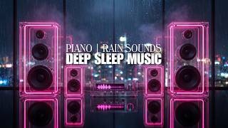 ASMR Relaxing Rain & Soft Piano 4K | 3 HOURS | 🌧️🎹 Deep Sleep Music