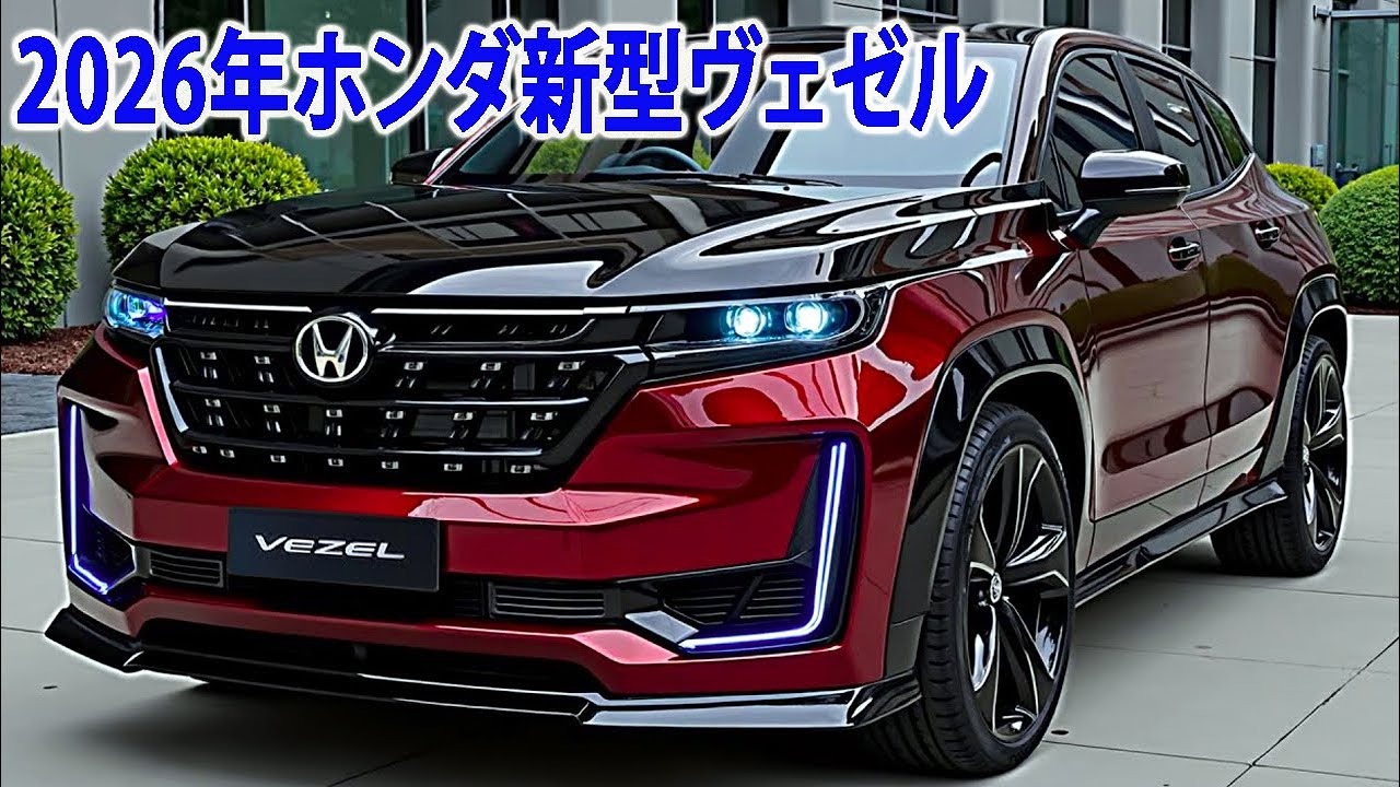 2026年ホンダ新型ヴェゼル発売、現行モデル超えの革新！外装、内装