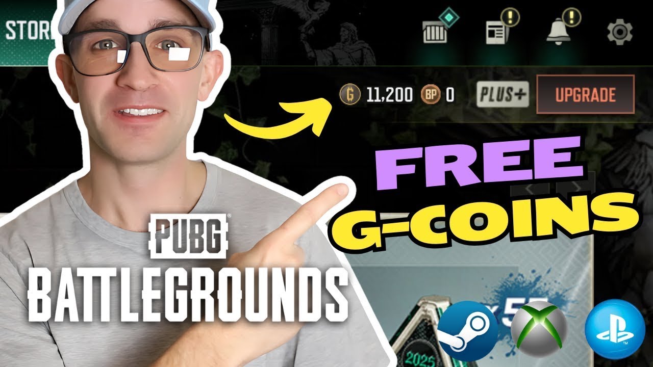 How to Get FREE G-Coins in PUBG 2025 (All Platforms – PS5, Xbox, PC)