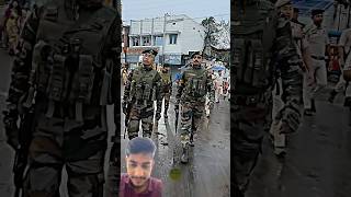 Commando Escort On DutyTime#tsr#army#defence#commando#motivation #status#aura#tripura#foujiMay