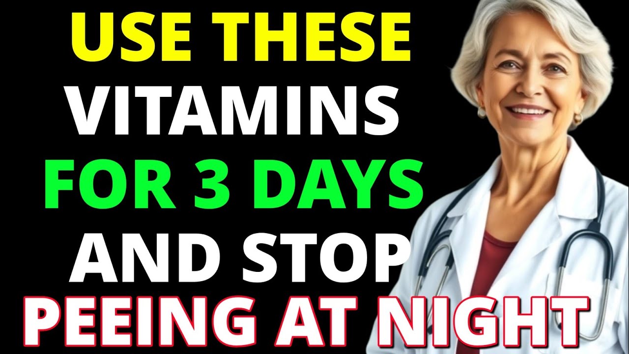 Doctors Shocked! These 4 Vitamins help seniors sleep without pee breaks