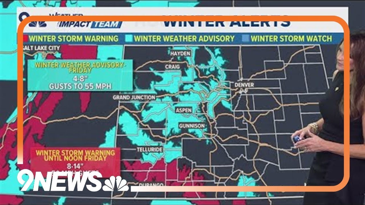 Denver Gazette weather for Friday, March 14 - YouTube