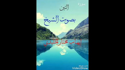 سوره التين بصوت الشيخ إيهاب مختار الخليدي