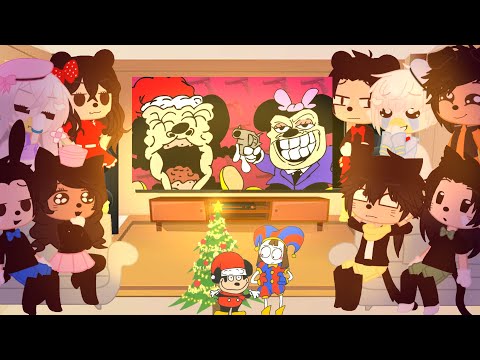 Mickey Mouse and friends react to Mokey’s Show ‘Christmas Public Enemy’ (Part 14) | Gacha Club