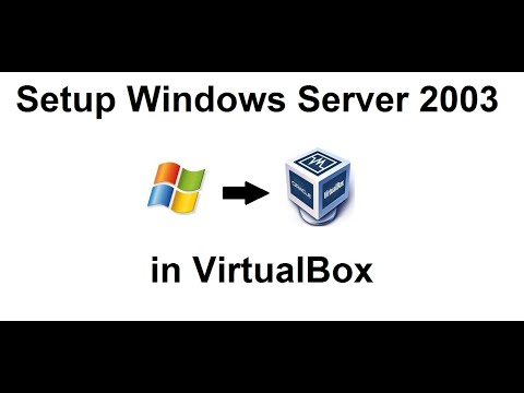 Setup Windows Server 2003 in VirtualBox