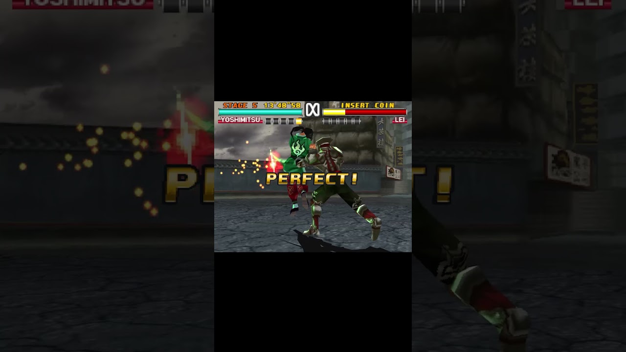 Tekken 3 - YOSHIMITSU vs LEI: The Jester vs The Night Owl