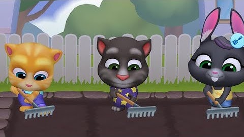 My Talking Tom Friends - Take care & Working walkthrough Part 6