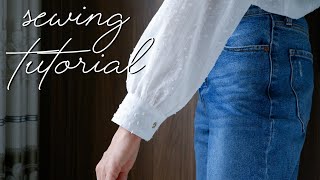 Sewing Technique For Beginners Easy Sewing Long Sleeve With Cuff Thuy Sewing