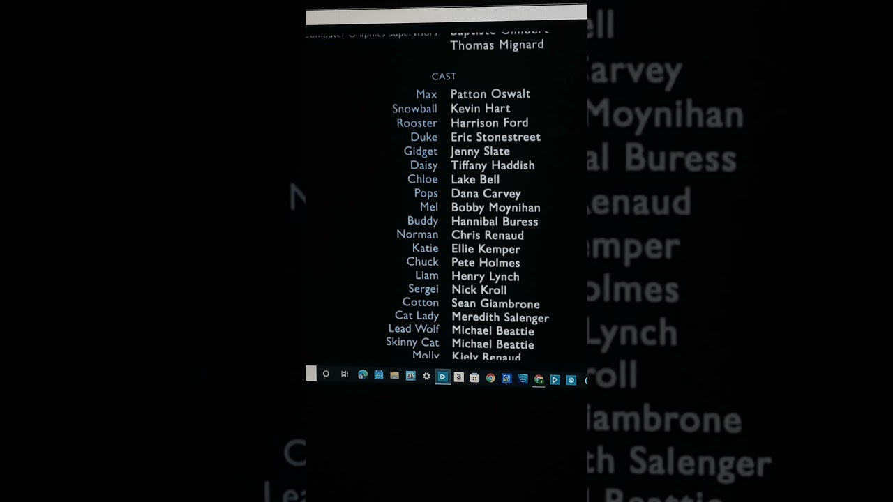 Movie End Credits #6: The Secret Life of Pets 2