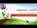 Suppressor effect in SEM
