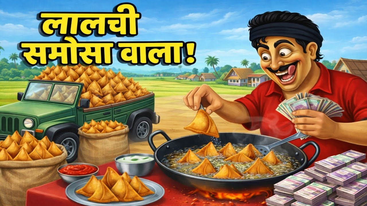 लालची समोसे वाला | Lalchi Samose  Wala | hindi story | hindi kahani | moral stories |