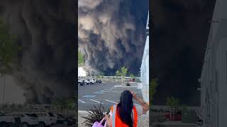I was at work when this fire broke out got on my Harley fast and got home 💯💪🏾💪🏾👌🏾