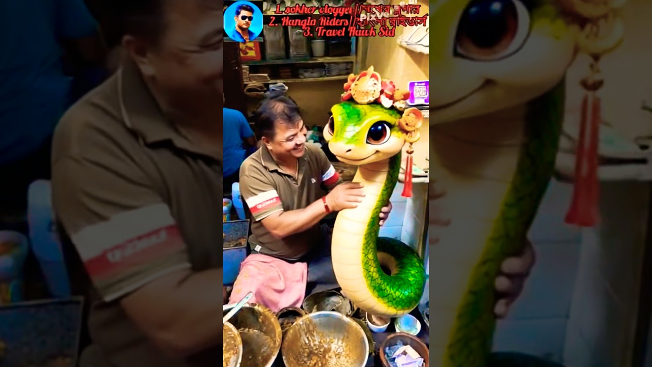 Lali Changani Club Kachori With His Pet Snake | Attitude Kachori Wala 
