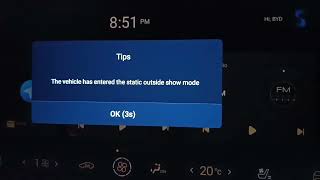 BYD M6 Tutorial: Show Mode / Camping Mode.
