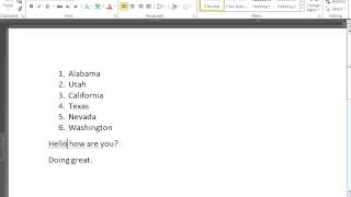 Microsoft Word 2 - Text formatting