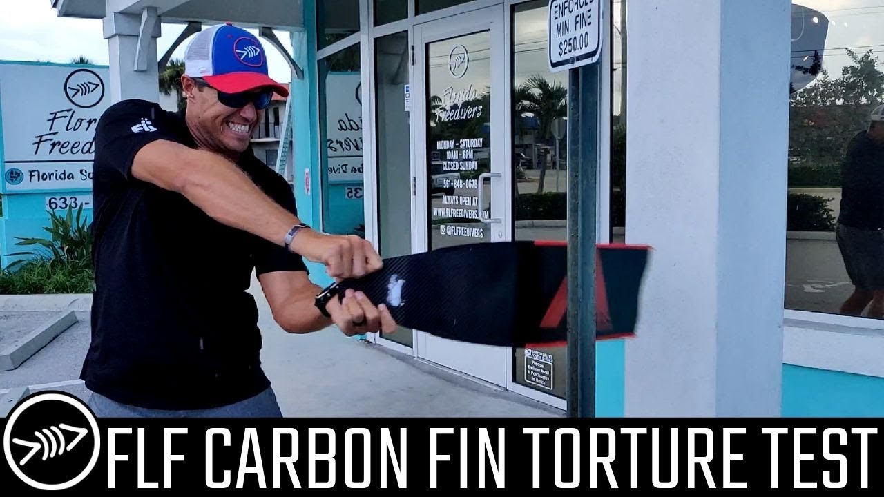 FLF Carbon Fin Torture Test - Florida Freedivers