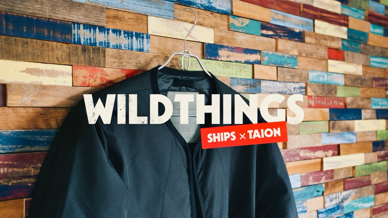 SHIPS Exclusive WILD THINGS x TAION Triple Collaboration Down