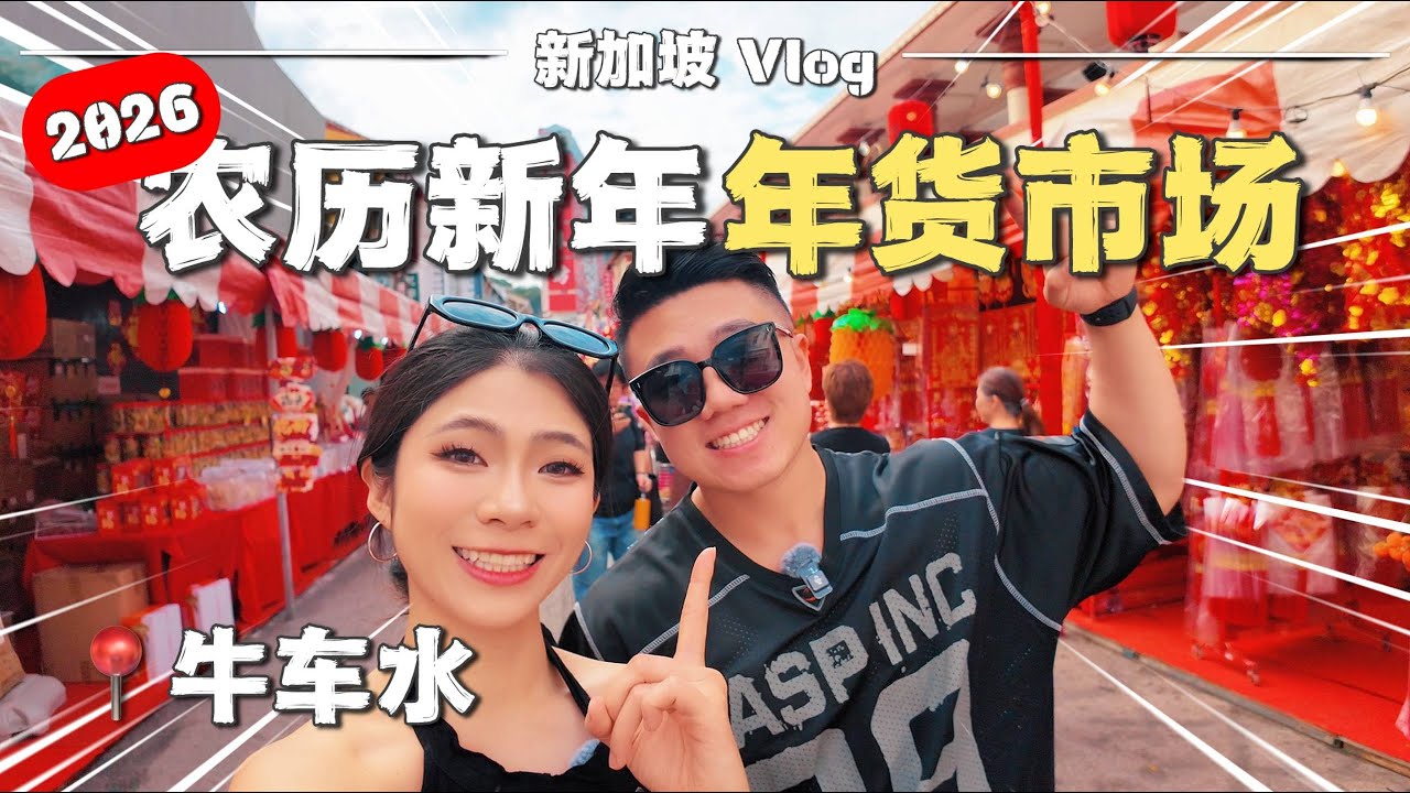 🧧新加坡华人新年到底有多热闹？牛车水年货市场逛到走不动！🎆 新加坡春节| 唐人街 | 海外华人 | 新加坡生活 | 农历新年 | 新加坡物价 | 木木佳佳的奇妙生活 Mu & Jia