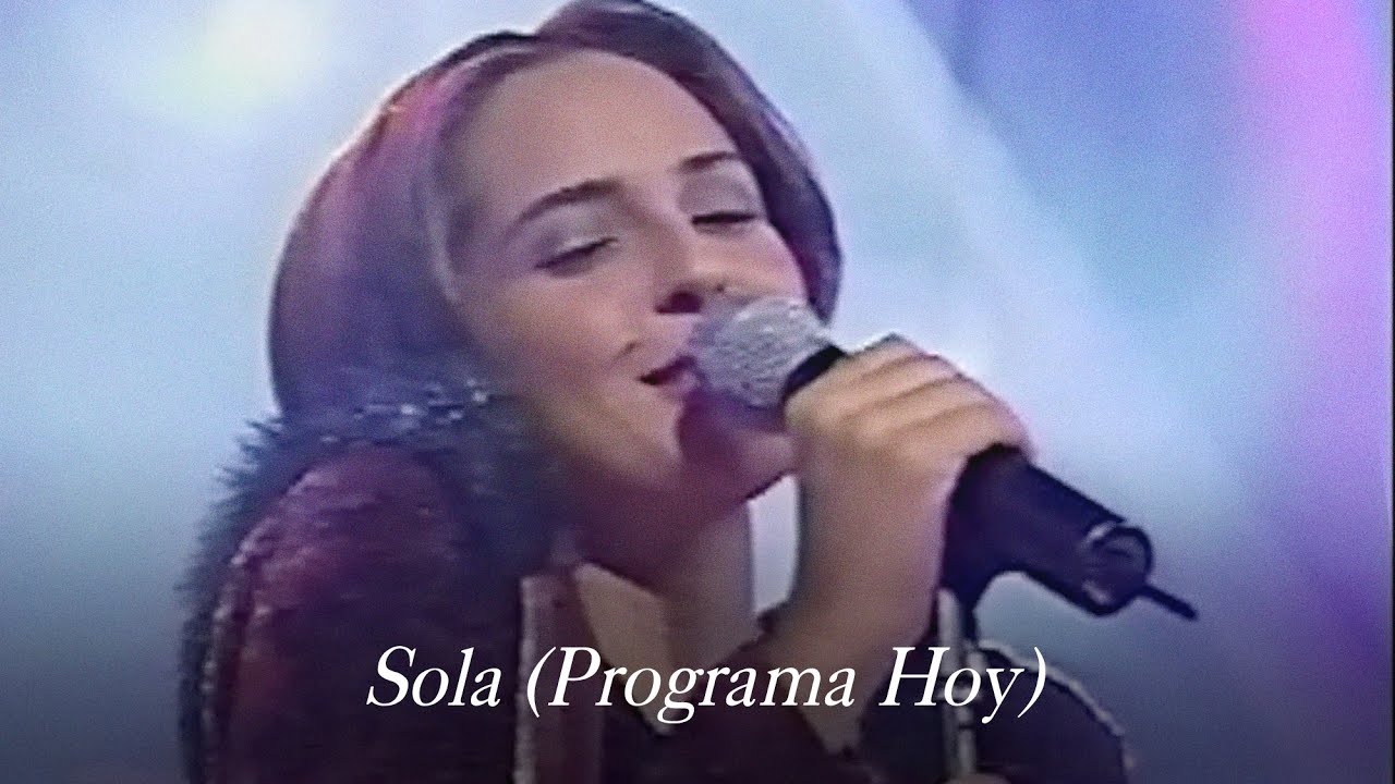 Iran Castillo - Sola (Programa Hoy) | 1999