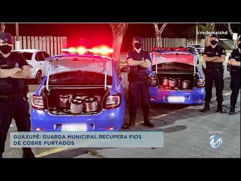 Guaxupé: Guarda Municipal recupera fios de cobre furtados. Polícia procura por suspeitos do crime