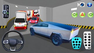 New Electric Cyber Car ⚡🚗 Stuck in Parking Garage | 3D Driving Class 2026 | Android iOS Car Game screenshot 2