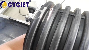 HDPE corrugated pipe Fly Laser Printer/Fiber Laser Marking Machine CYCJET UV Laser Engraving machine